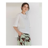 【SLOW/一部店舗限定】コットンナイロンタイプライター T ブラウス