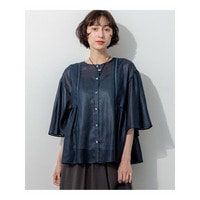 ソフトシアーフィルム フレアシルエット 2WAY ブラウス