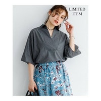 【Lサイズ限定】リラックスシルエット スキッパーシャツ