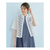 ラッセルレース レギュラーカラー シャツ