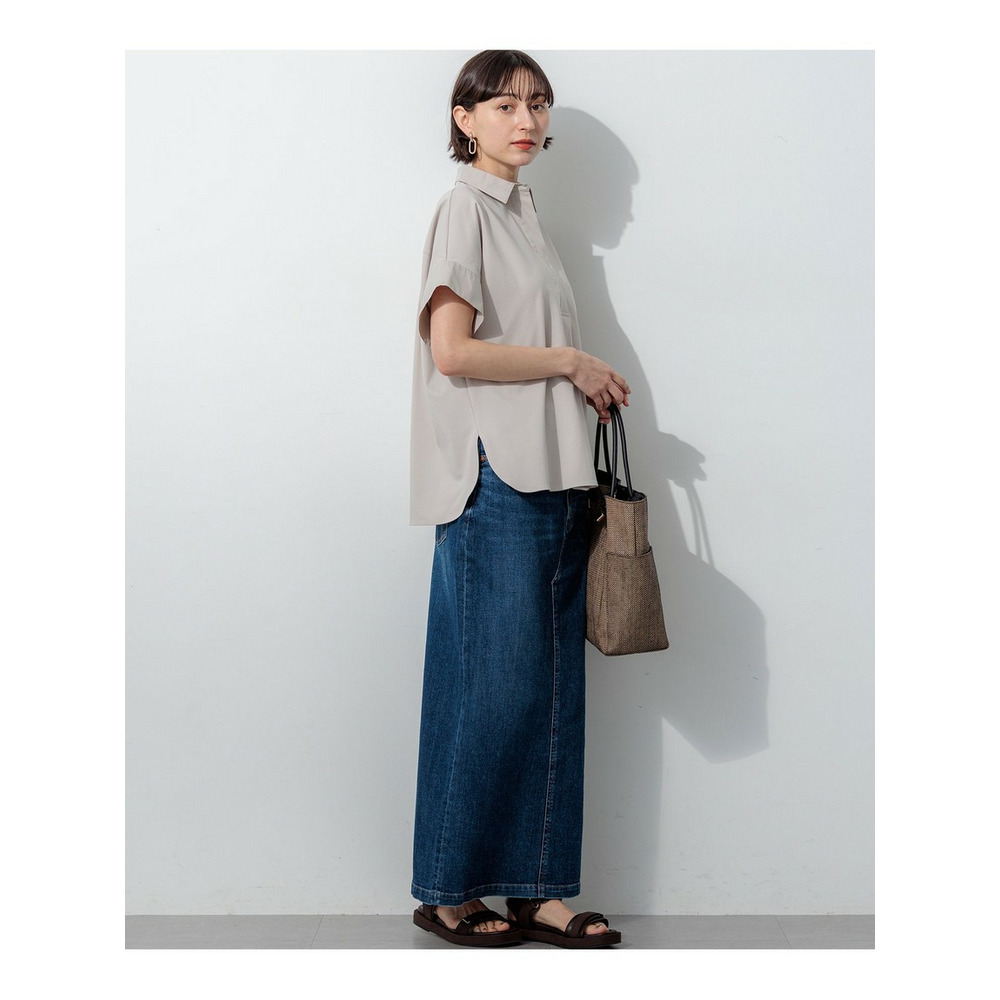ファインツイストポンチ スキッパー カットソー5