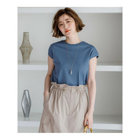 シルキータッチ フレンチスリーブ Tシャツ
