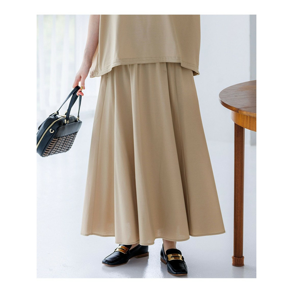 シルキータッチ カットソー スカート