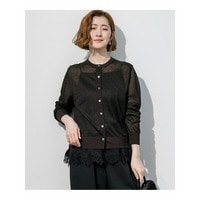 【WEB&一部店舗限定カラーあり】シアードット クルーネック カーディガン