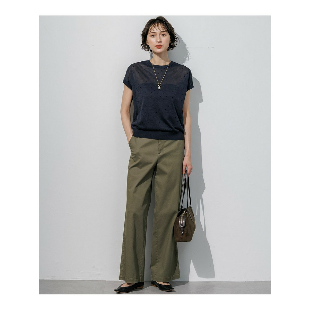 【WEB&一部店舗限定カラーあり】シアードット フレンチスリーブ ニット12