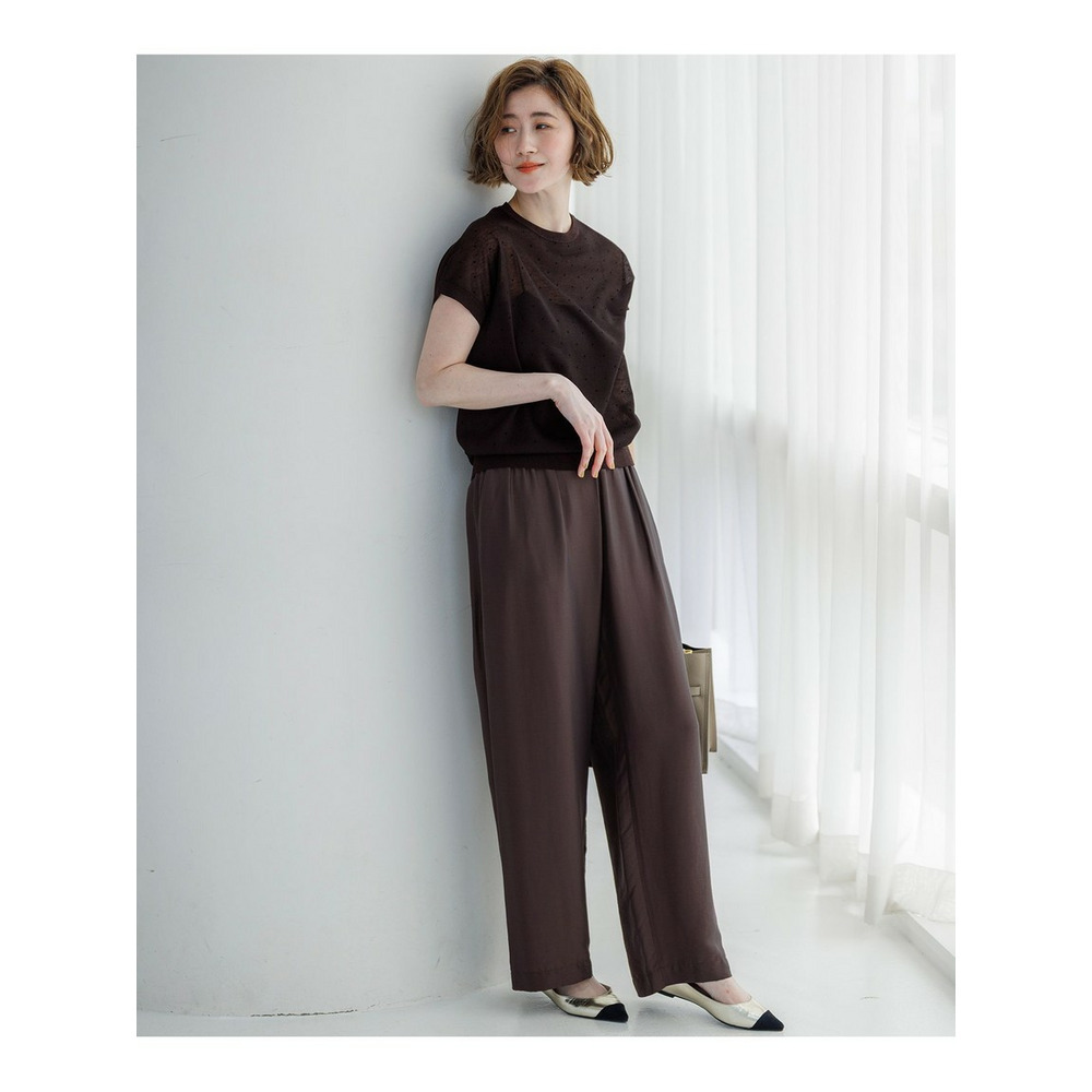 【WEB&一部店舗限定カラーあり】シアードット フレンチスリーブ ニット5