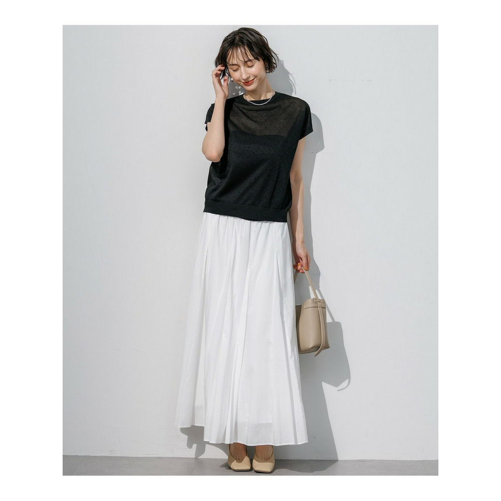 【WEB&一部店舗限定カラーあり】シアードット フレンチスリーブ ニット8
