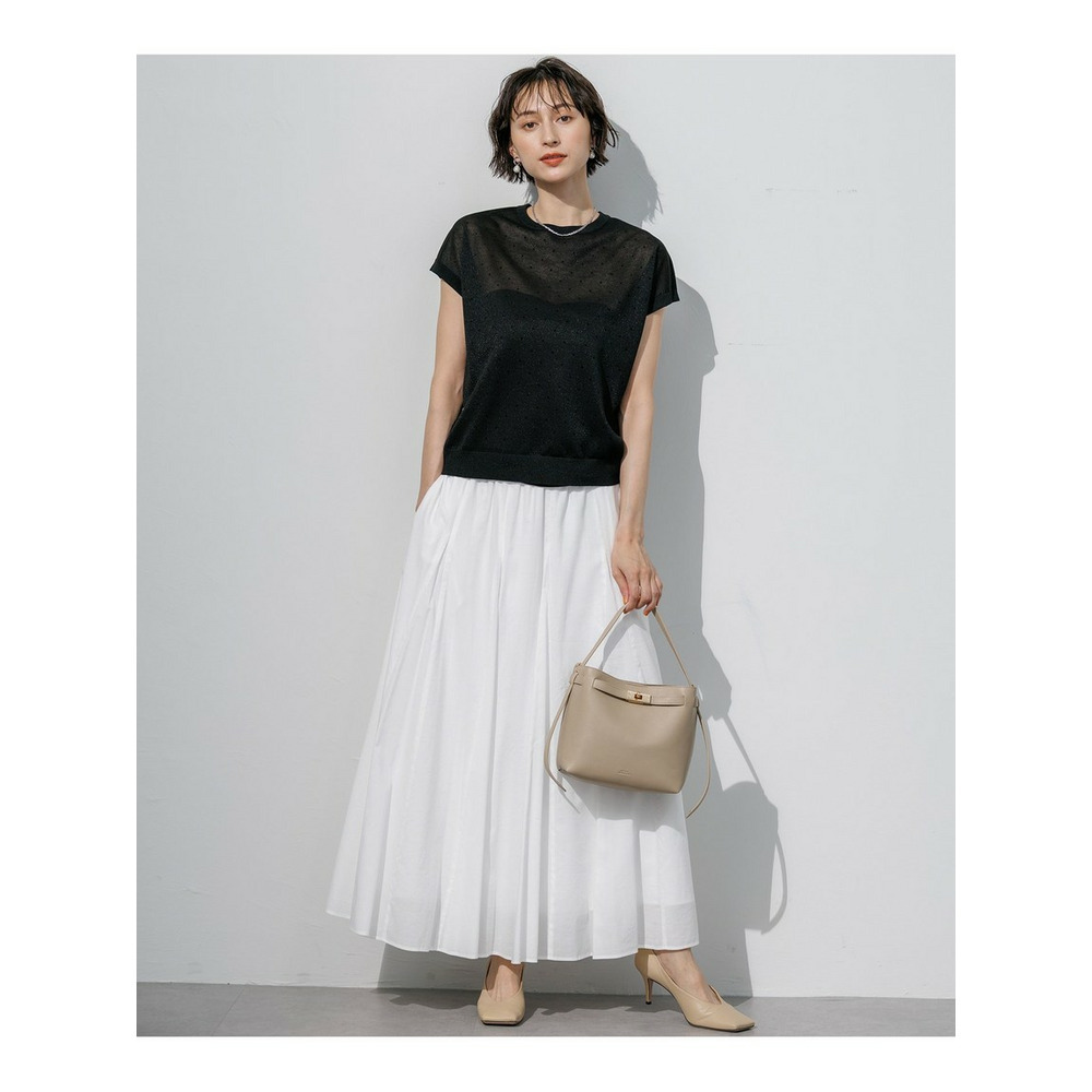【WEB&一部店舗限定カラーあり】シアードット フレンチスリーブ ニット9