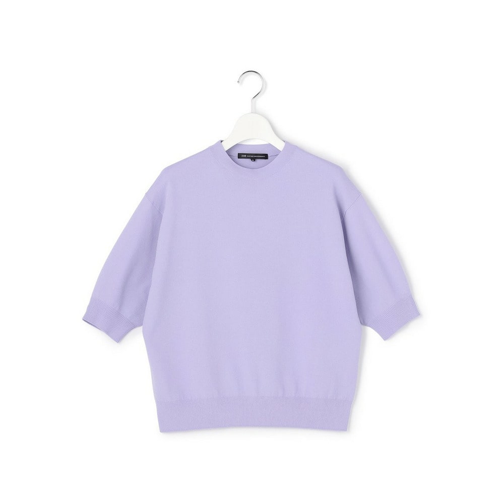 セミマットフリゼ リラクシー ニット Tシャツ17