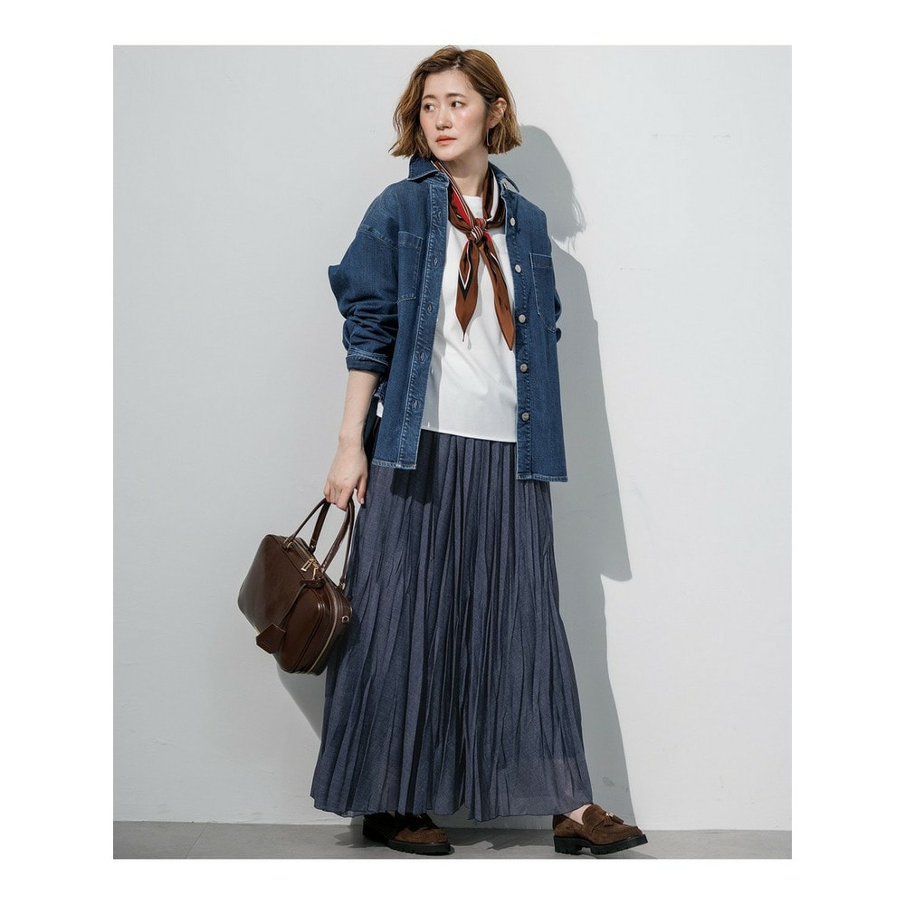 【RED CARD TOKYO×23区】 ストレッチ デニムシャツ11