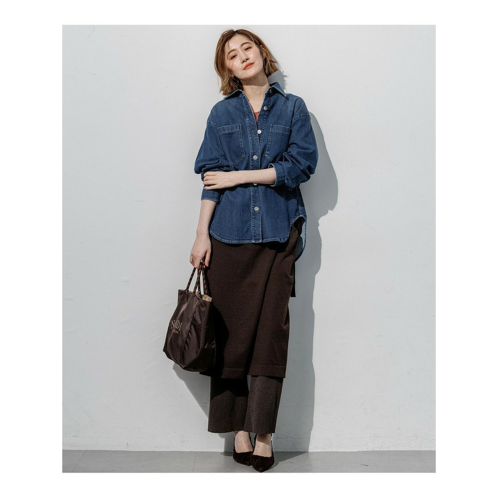 【RED CARD TOKYO×23区】 ストレッチ デニムシャツ14