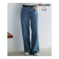 【RED CARD TOKYO×23区】ストレッチ デニムワイドパンツ