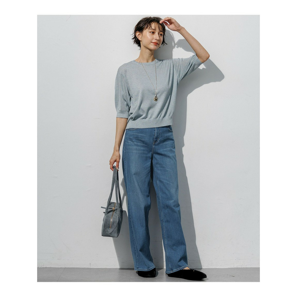 【RED CARD TOKYO×23区】ストレッチ デニムワイドパンツ10