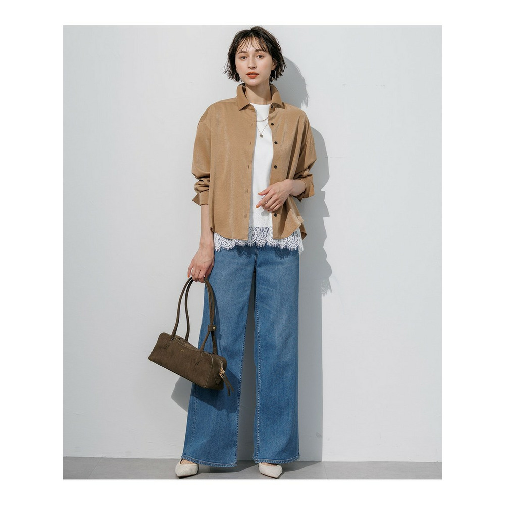 【RED CARD TOKYO×23区】ストレッチ デニムワイドパンツ9