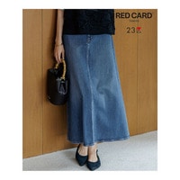 【RED CARD TOKYO×23区】ストレッチ デニムフレアスカート