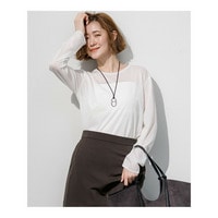 シアー ロングスリーブ Tシャツ