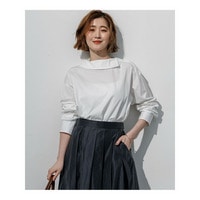 CANCLINI  ボートネックデザイン ブラウス