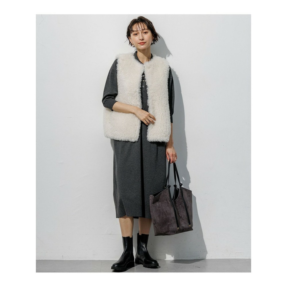 ECPOPELウェイビー エコファー ジレ5