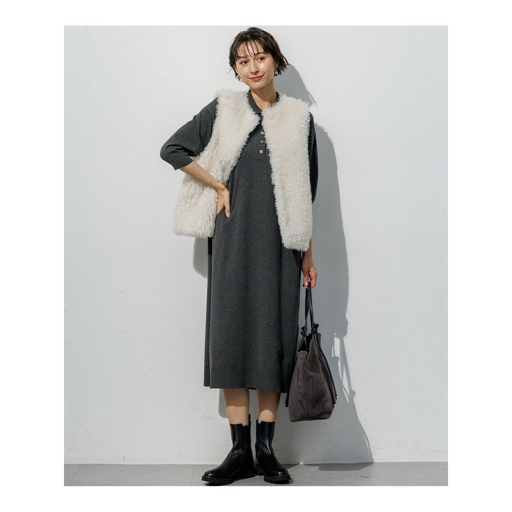 ECPOPELウェイビー エコファー ジレ6