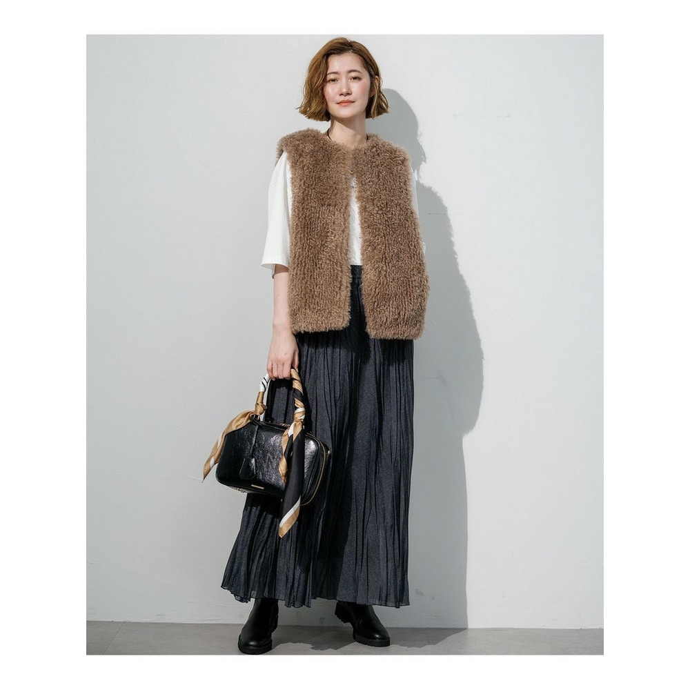 ECPOPELウェイビー エコファー ジレ9