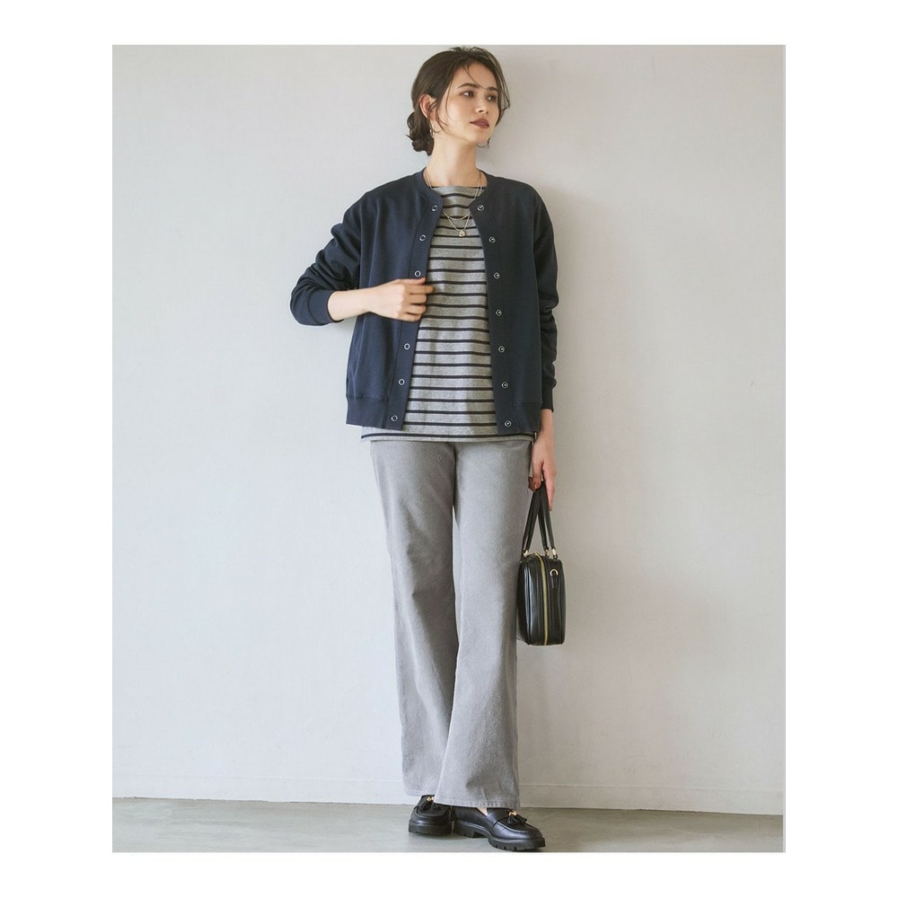 【SLOW/一部店舗限定】コーデュロイ セミフレア パンツ5