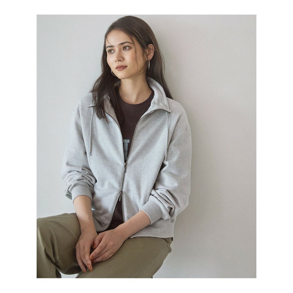 【SLOW/一部店舗限定】ヴィンテージライクテリー ジップ ブルゾン1