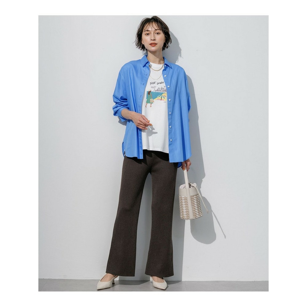【SLOW/一部店舗限定】シアーニット パンツ5