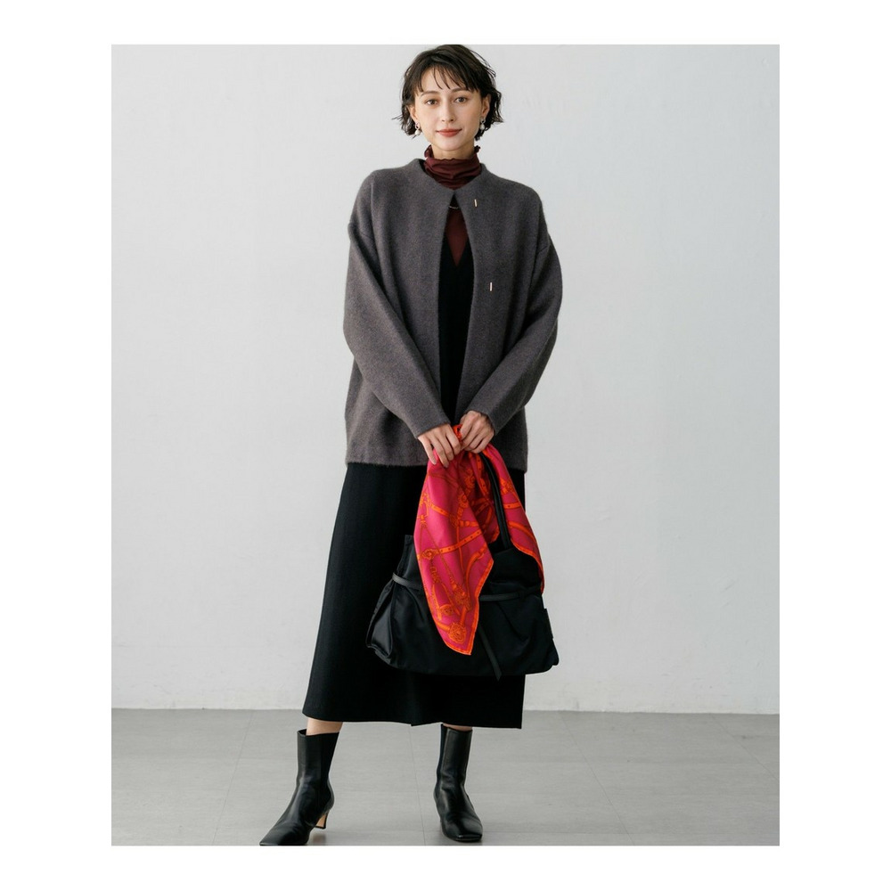 【SLOW/一部店舗限定】シアーリブ タートルネック カットソー3