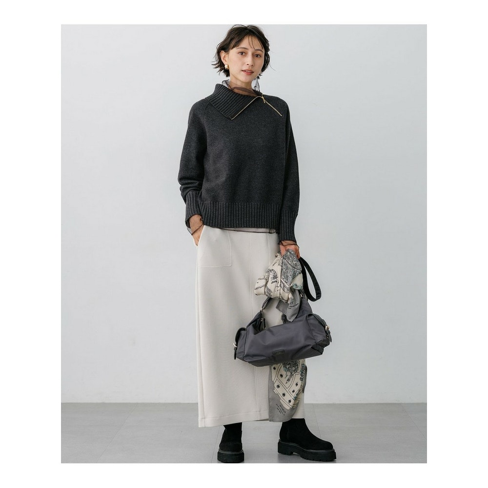 【見上愛さん着用】チュールレイヤード プルオーバー トップス5
