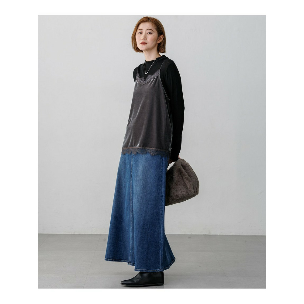 ベロアキャミ ツインセット トップス6
