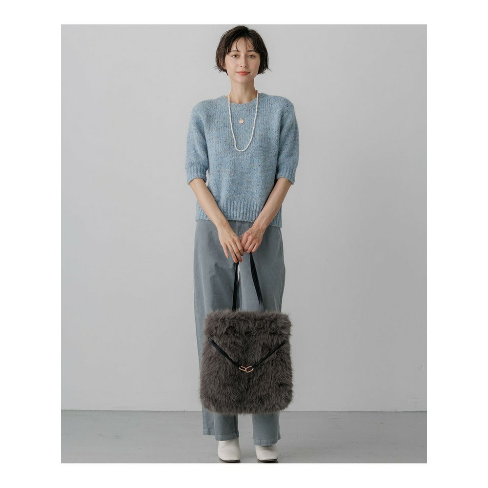 コットンコーデュロイストレッチ ワイドパンツ21