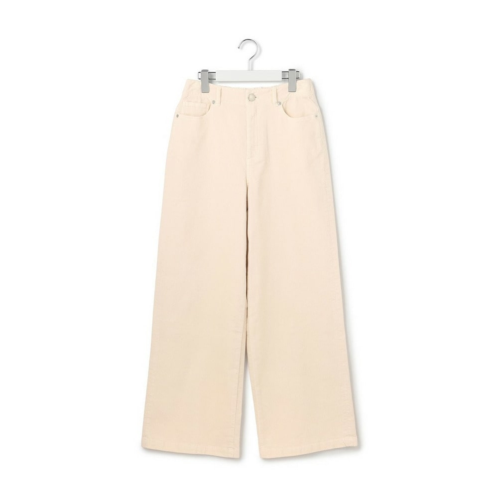 コットンコーデュロイストレッチ ワイドパンツ24