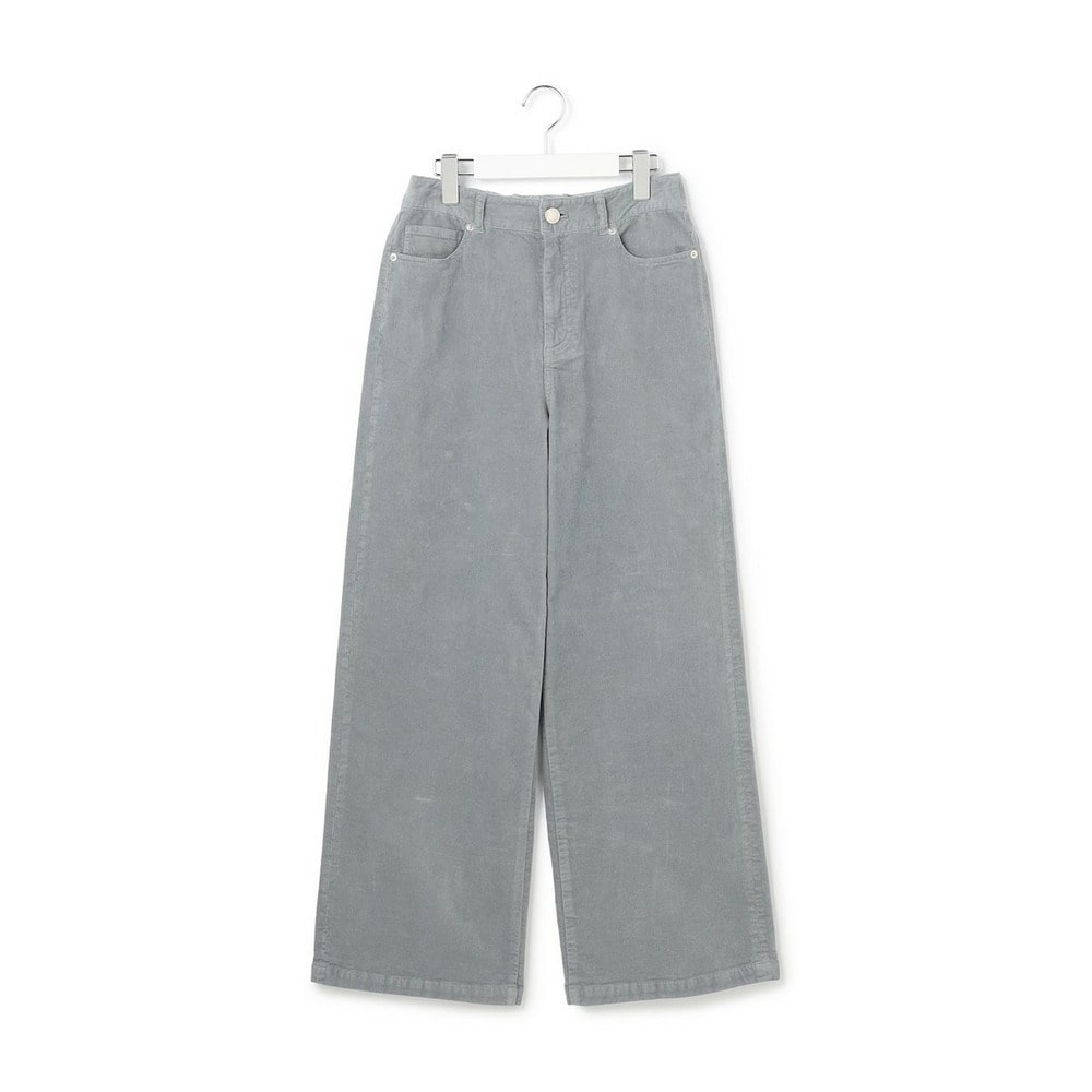 コットンコーデュロイストレッチ ワイドパンツ26