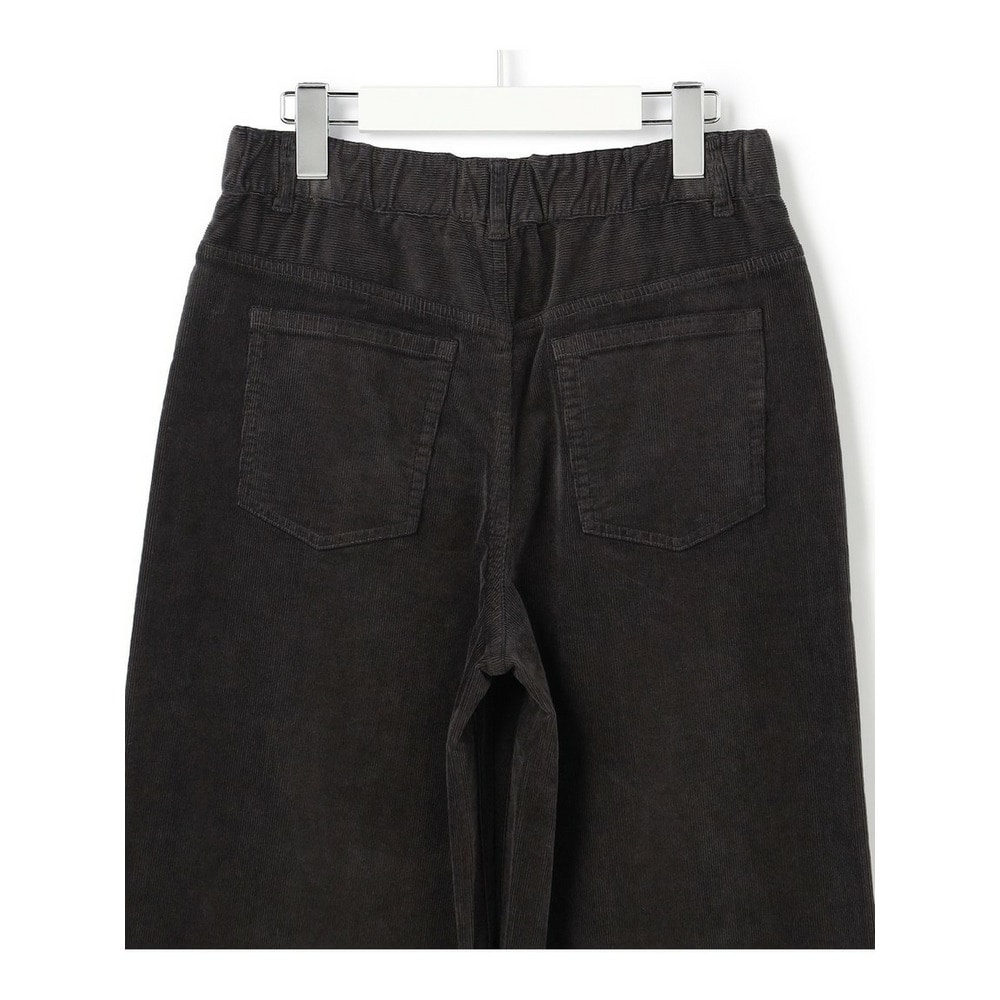 コットンコーデュロイストレッチ ワイドパンツ30