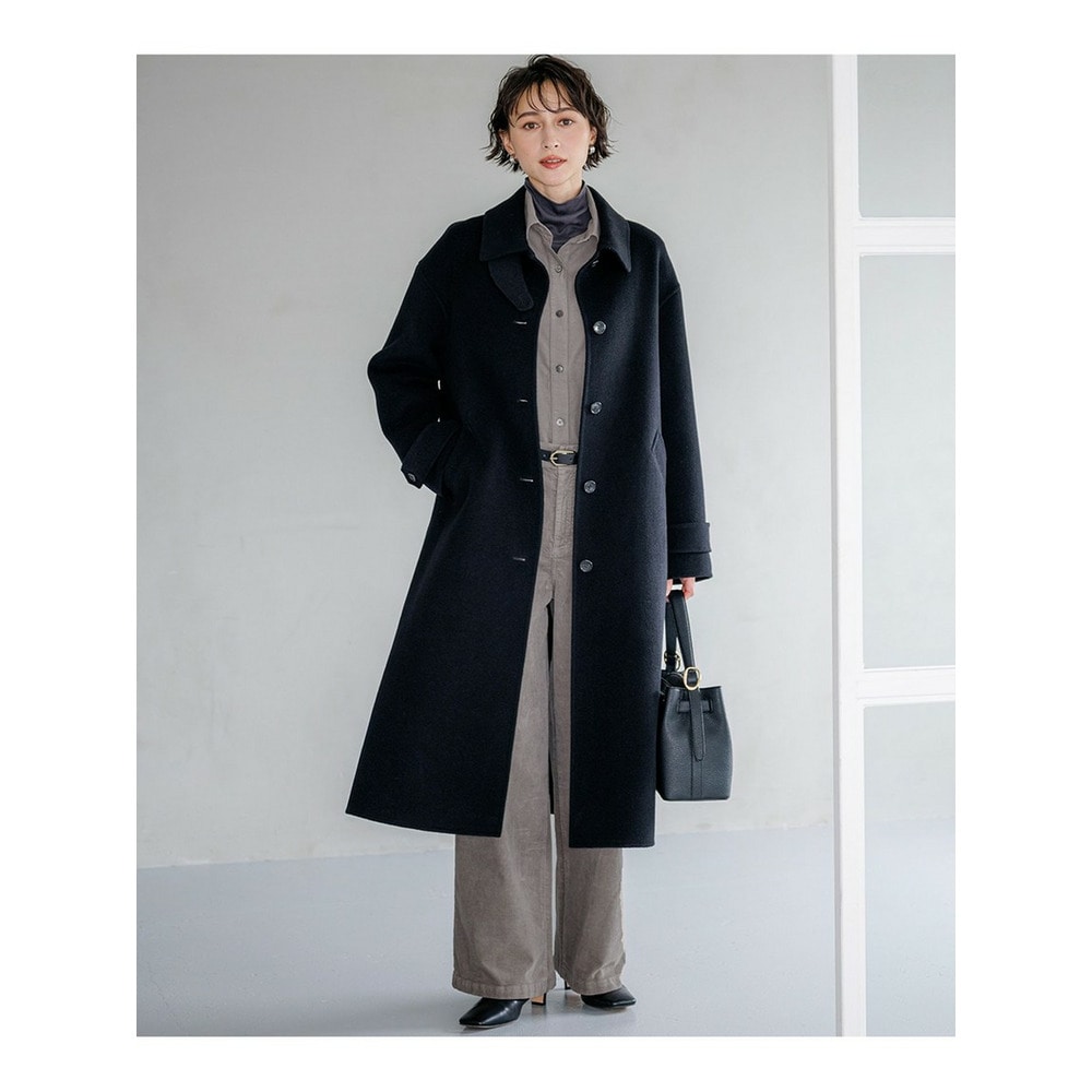 コットンコーデュロイストレッチ ワイドパンツ4