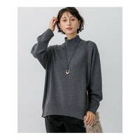 カシミヤブレンド ハイネック ニット