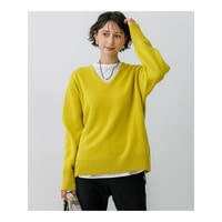 カシミヤブレンド Vネック ニット