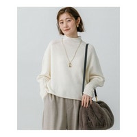 【先行予約/WEB&一部店舗限定カラーあり】カシミヤブレンド ロールネック ニット