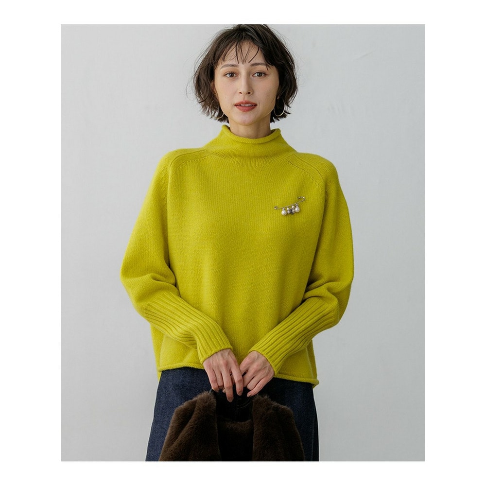 【WEB&一部店舗限定カラーあり】カシミヤブレンド ロールネック ニット1