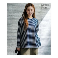 【Lサイズ限定】ナチュラルコットンベア ロングTシャツ