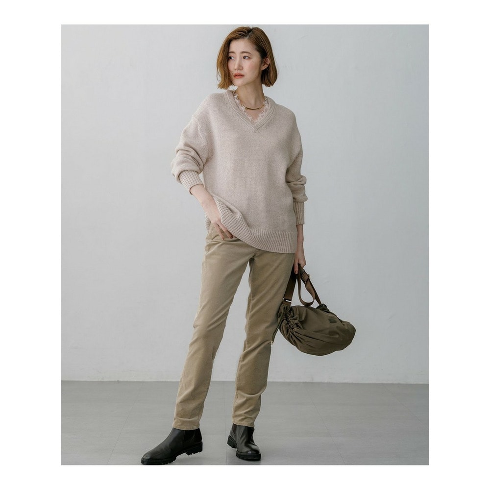 23区DENIM ベルベットストレッチ スキニーパンツ15