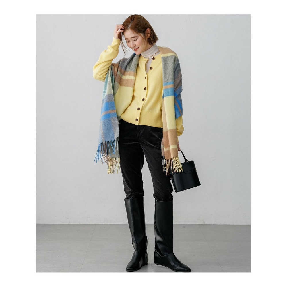 23区DENIM ベルベットストレッチ スキニーパンツ7