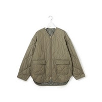 【SLOW/一部店舗限定】ノーカラー パデットアウター