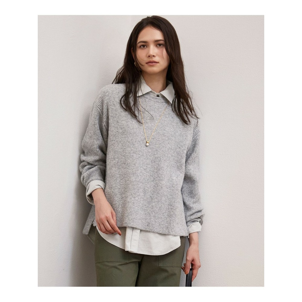 【SLOW/一部店舗限定】メランジニット プルオーバー