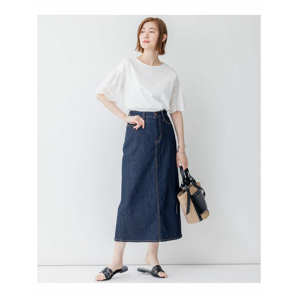 【洗える】23区DENIM ストレッチデニム スカート22