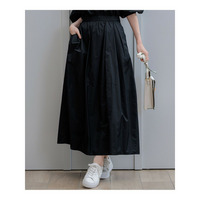 【洗える】ナイロンコットンポプリン スカート