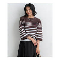 【洗える】Armor-lux ベルスリーブボーダー カットソー