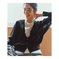 【新色追加】シャイニーシアー ニット カーディガン