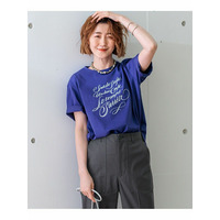 【井波麻里衣さんコラボ】カリグラフィー プリント Tシャツ