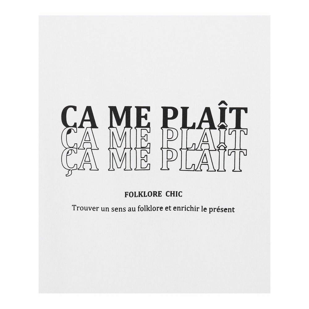 【UVカット/洗える】CA ME PLAIT ロゴTシャツ12